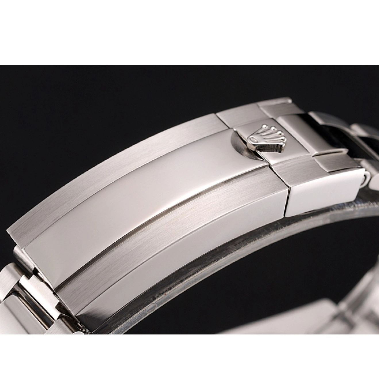 AAA replica watch Black Stone Bracelet GMT Swiss Dial Stainless Master Steel Case And Rolex Set II Bezel 1453747 0620